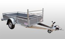 Remorque plus de 500 kg poids total à charge marque Franc trailers à Lyon