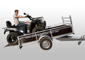 Porte moto multi moto quad avec hayon et quad