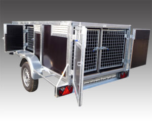 Remorque transport pour 6 chiens franc trailers