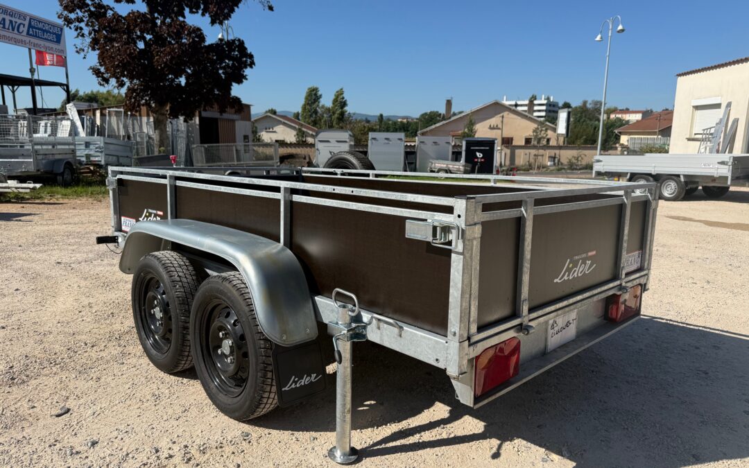 Lider bois double essieu 45450