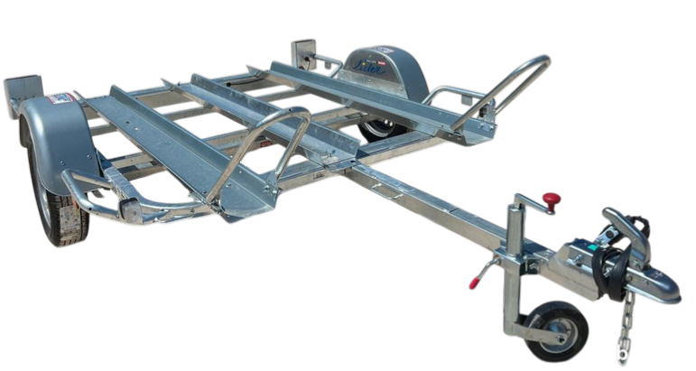 Remorques Porte Moto 3 rails 
