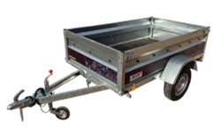 Uni remorque Lider type 205 en moins de 500 kilos avec 1 essieu