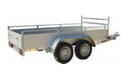 Remorque plus de 750kg PTAC avec double essieu de Anssems catégorie BSX