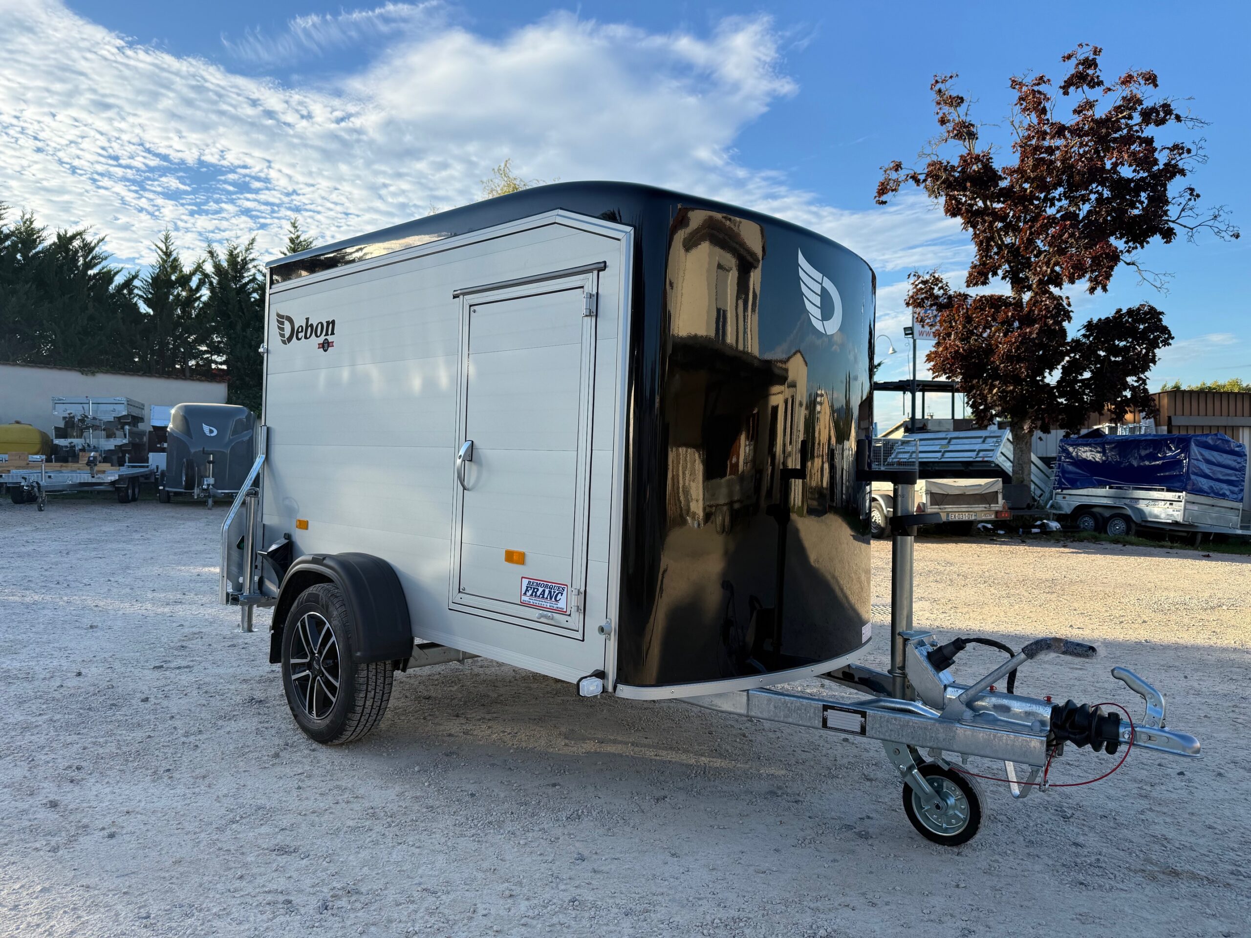 Debon roadster 255 Noir Aluminium-C255-Remorque fourgon