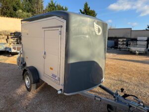 C255 Aluminium version non freinée gris  Remorques Fourgon Debon Roadster 255