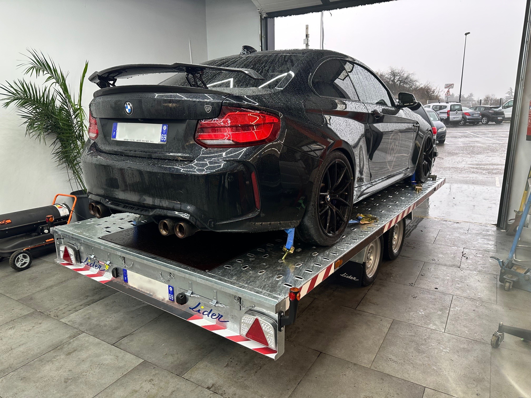 Porte voiture Lider roue dessous Porte voiture Lider roue dessous