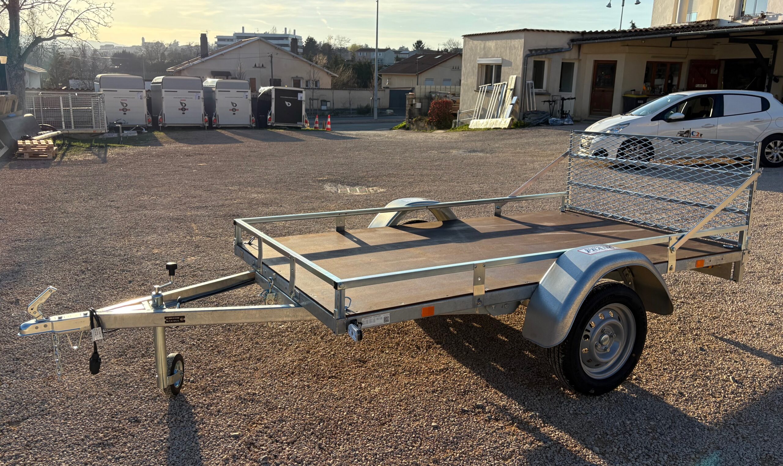 Remorque plateau PLC 251 erde PLC 251
