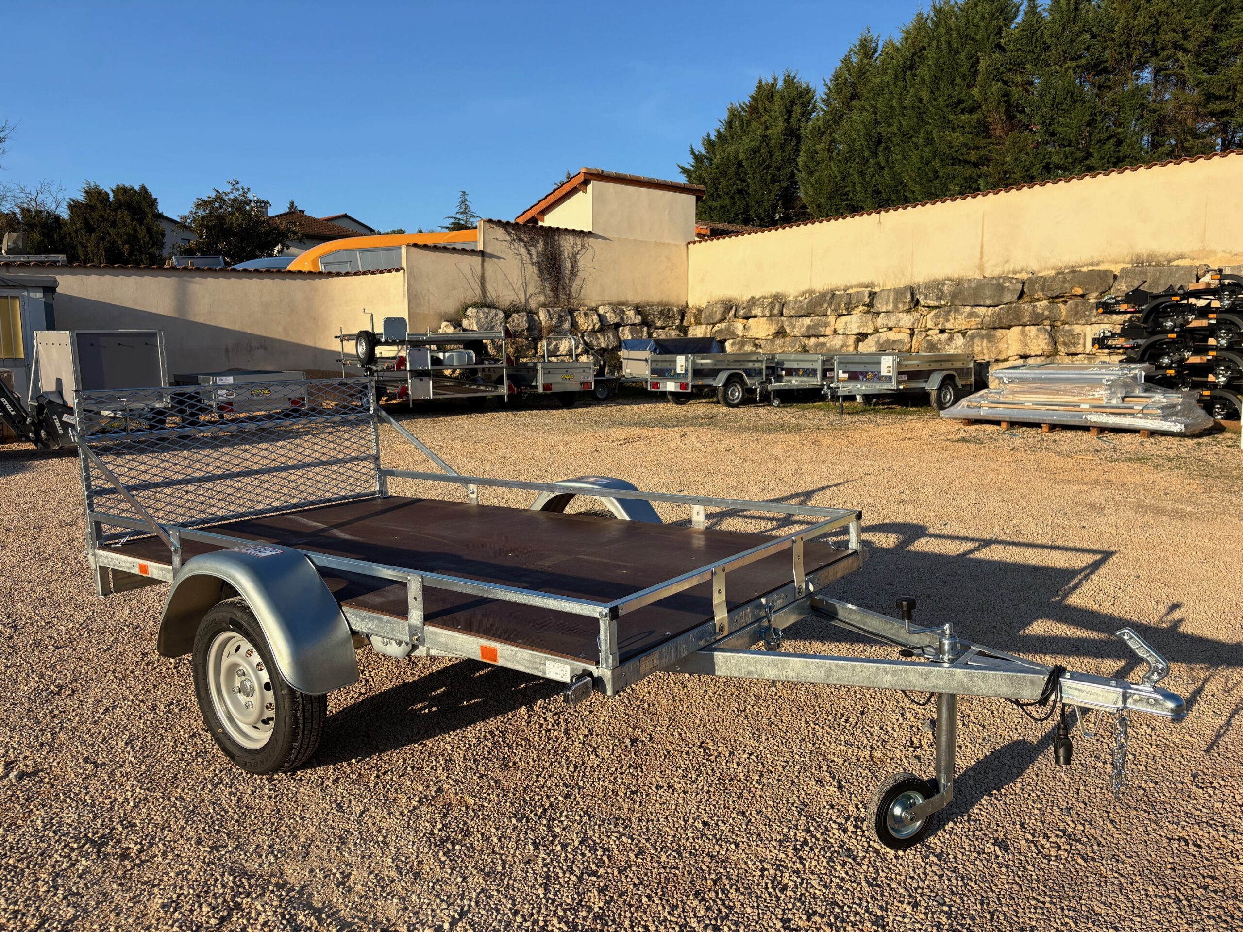 Remorque plateau PLC 251 erde PLC 251