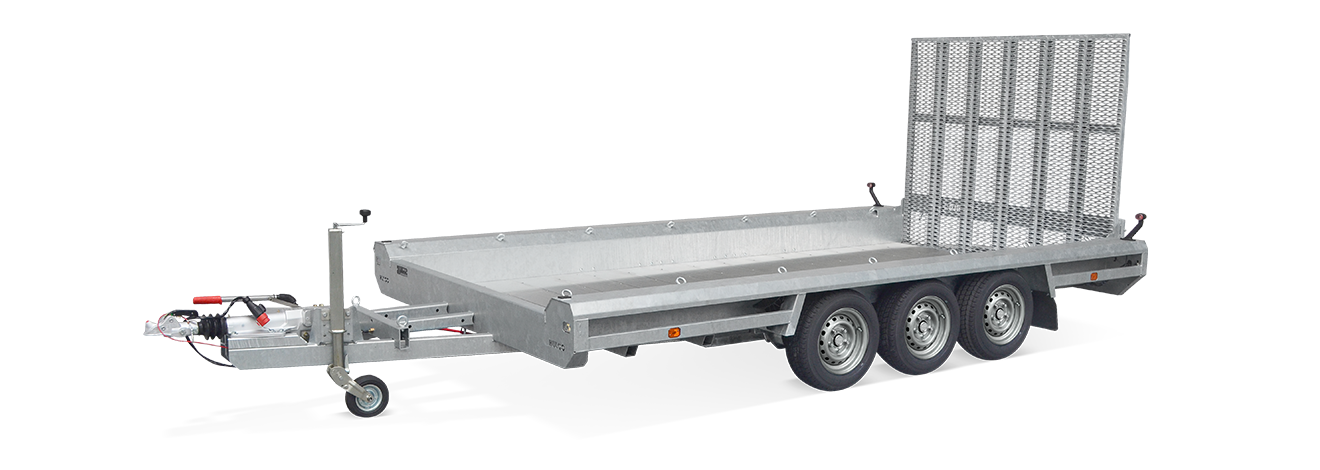 Remorque porte-engins Hulco Terrax-3 LK triple essieu freinée – Remorques Franc Lyon