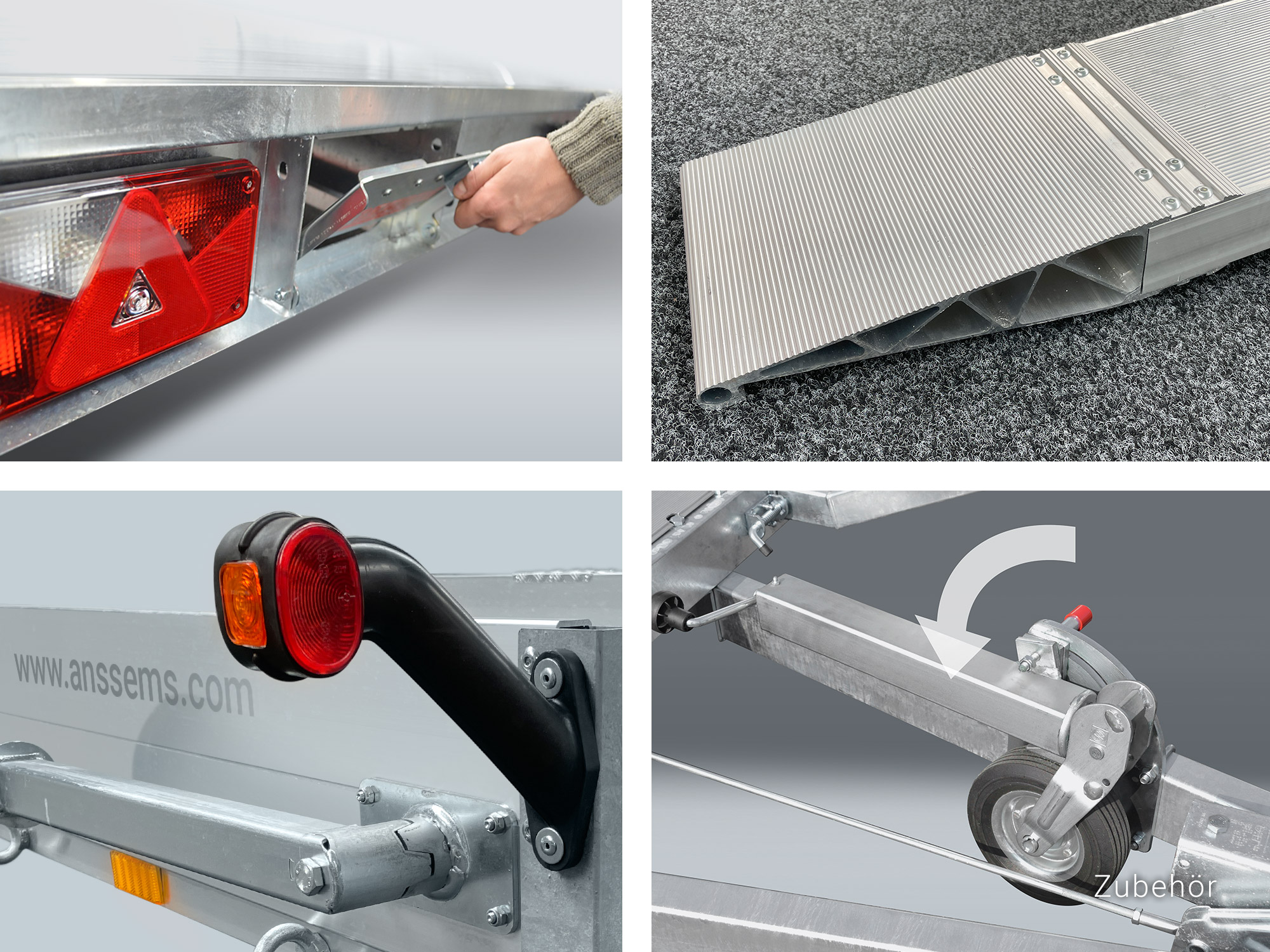 Anssems AMT : rampes alu, feux et plancher alu antidérapant