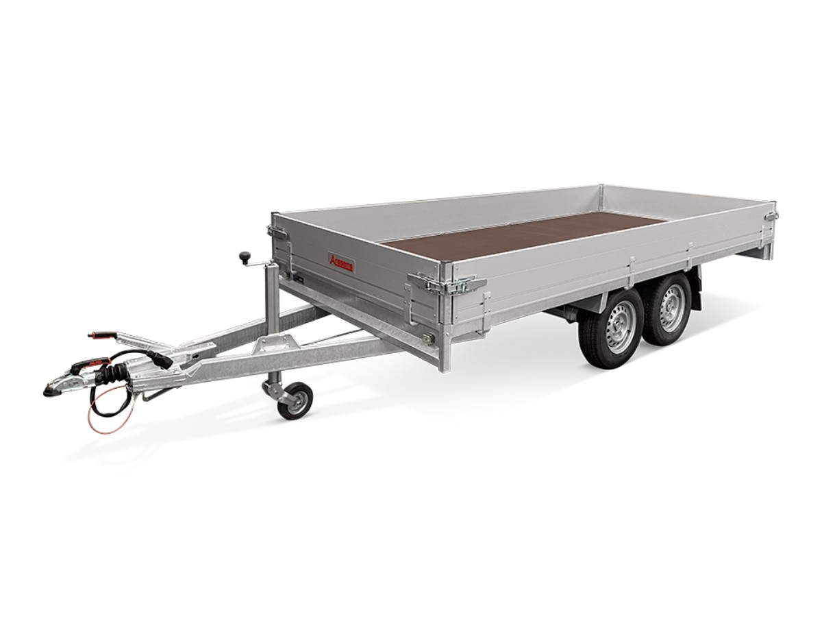 Remorque plateau Anssems PSX 2500 double essieu