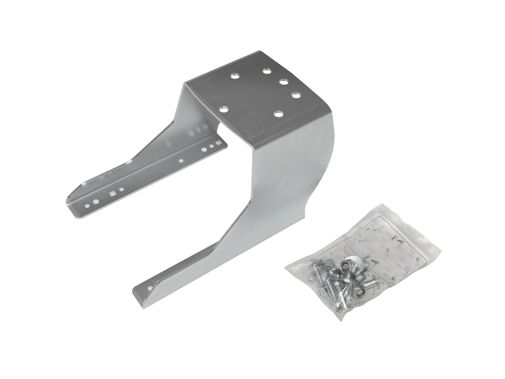 Support de roue de secours large pour remorque Anssems AMT