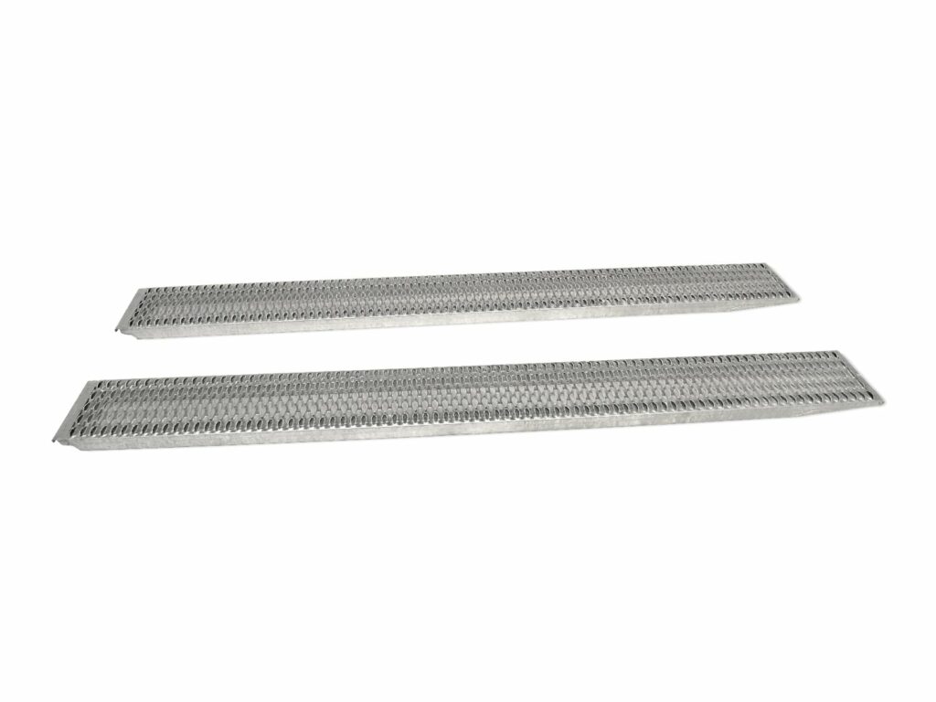 Rampes acier 250 cm (jeu) – benne Anssems KSX / Hulco Benax