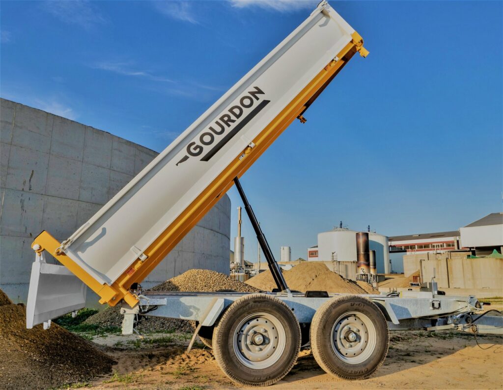 Vidage de gravats sur chantier