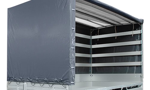 Bâche haute 210 cm (Benax) – benne Anssems KSX / Hulco Benax
