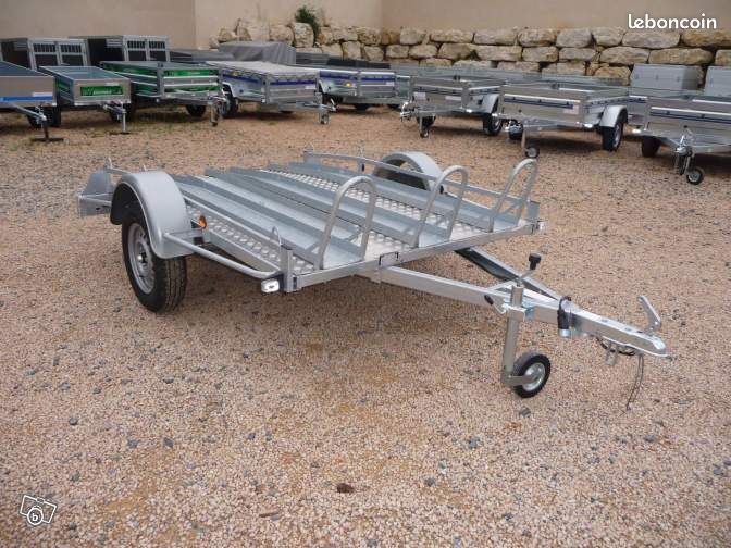 Location porte-motos 3 rails Franc Trailers AF PM XL à Lyon