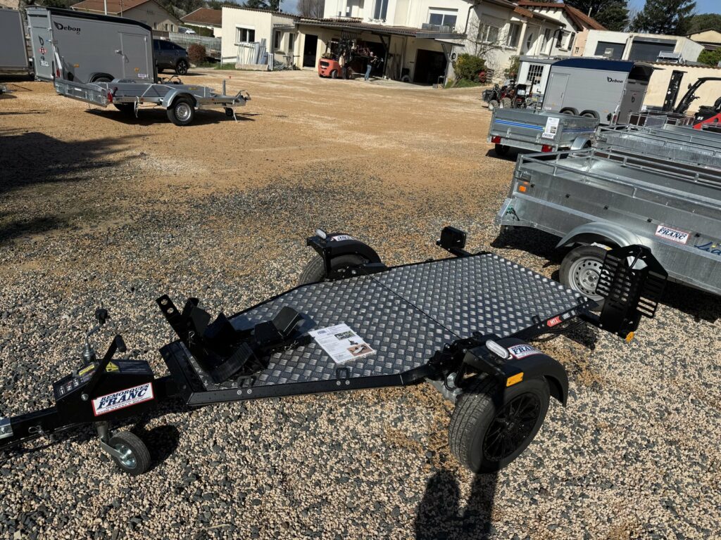 Plancher alu larmé, 2 places – porte-moto Lorries MT2 Black Edition