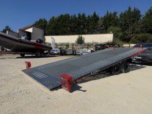 Porte-voiture Lorries PLI30-5021 sans rampes, plateau incliné prêt au chargement – vente à Lyon