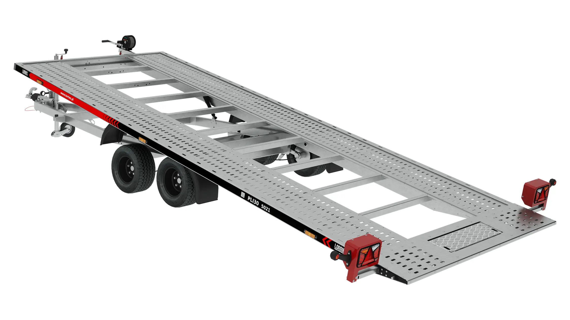 Remorque porte-voiture Lorries PLI30-5021 basculante sans rampes – Remorques Franc Lyon