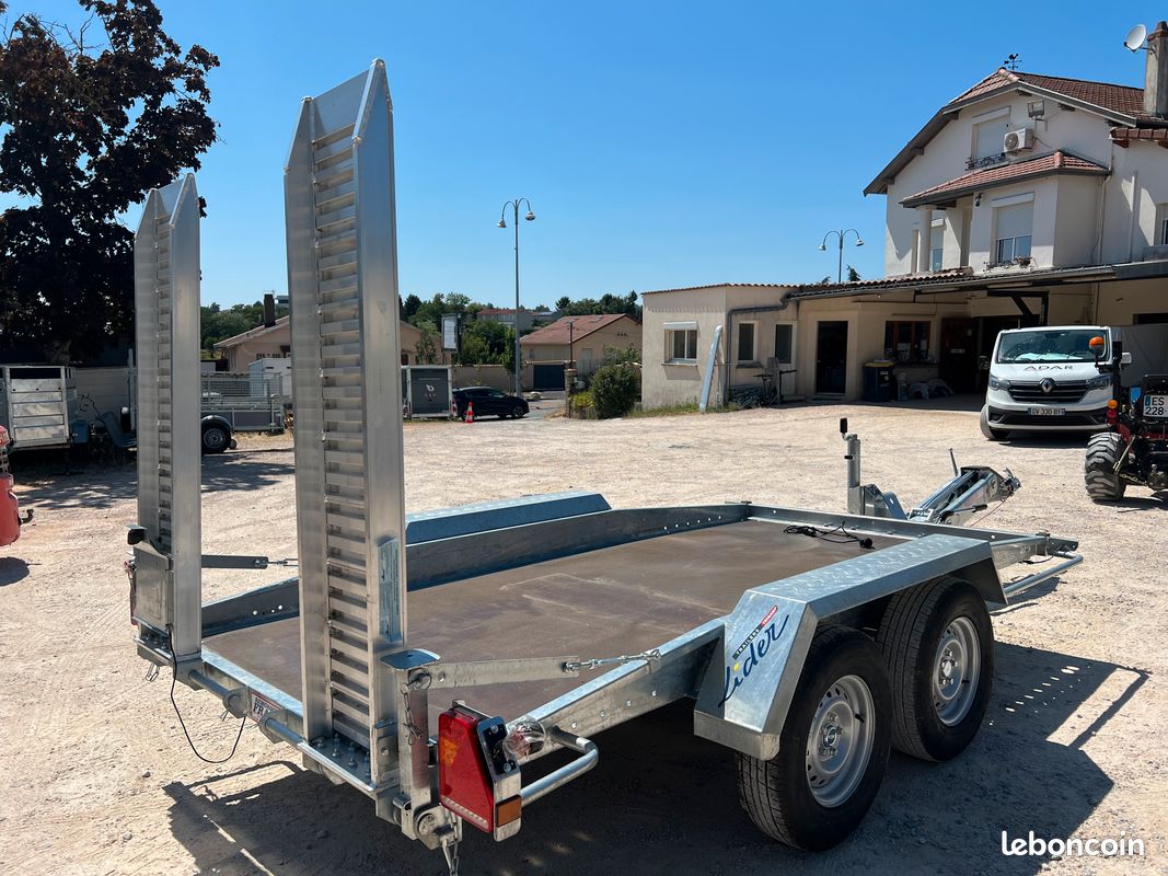 Porte-engin Lider 40905L rampes alu relevées