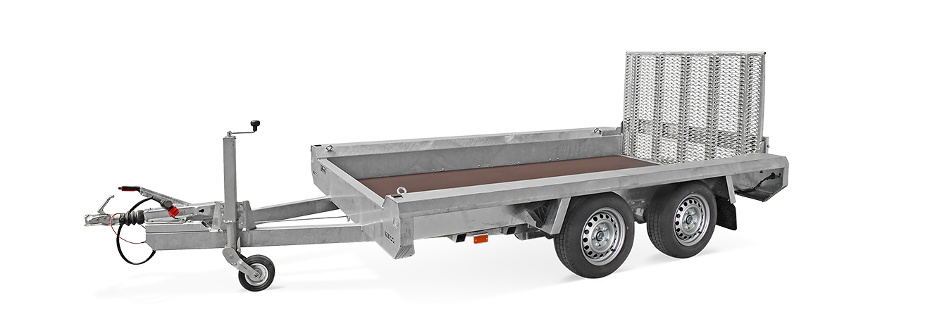 Porte-engins Hulco Terrax-2 Basic double essieu, vente à Lyon – Remorques Franc Lyon