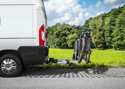 Porte-vélos Eufab SD260 (2 vélos, coulissant) sur attelage – photo 6 – vente et installation à Lyon