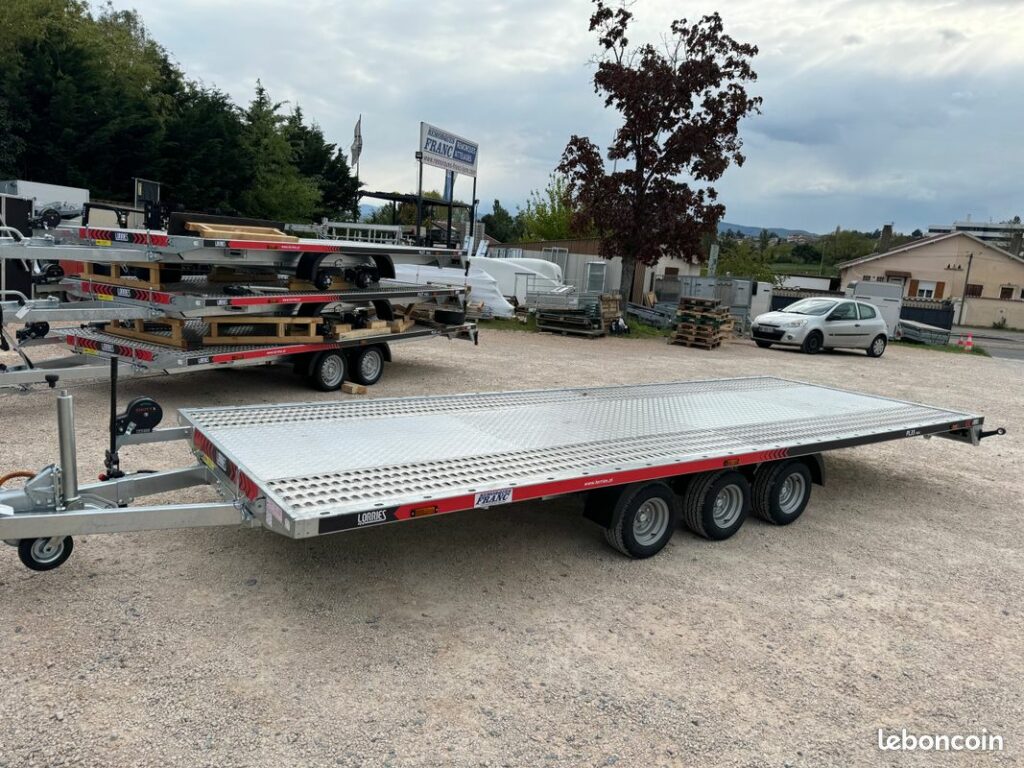 3 essieux AL-KO, plateau 6 m – porte-voiture Lorries