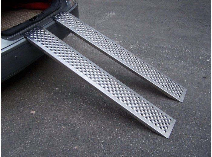 Paire de rampes aluminium légères 200 cm – 400 kg
