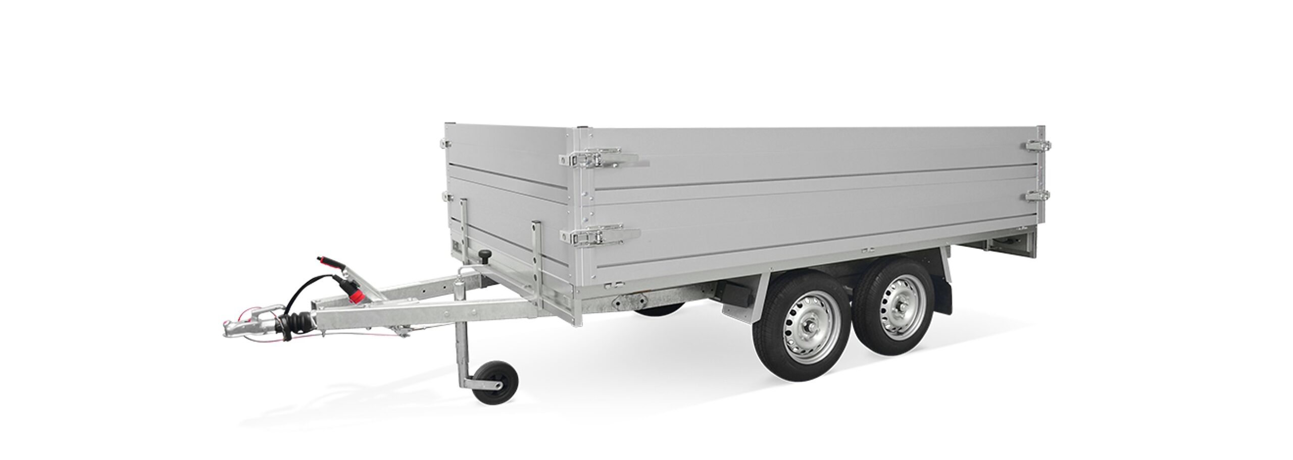 Avec ridelles de rehausse : 60 cm de hauteur de caisse