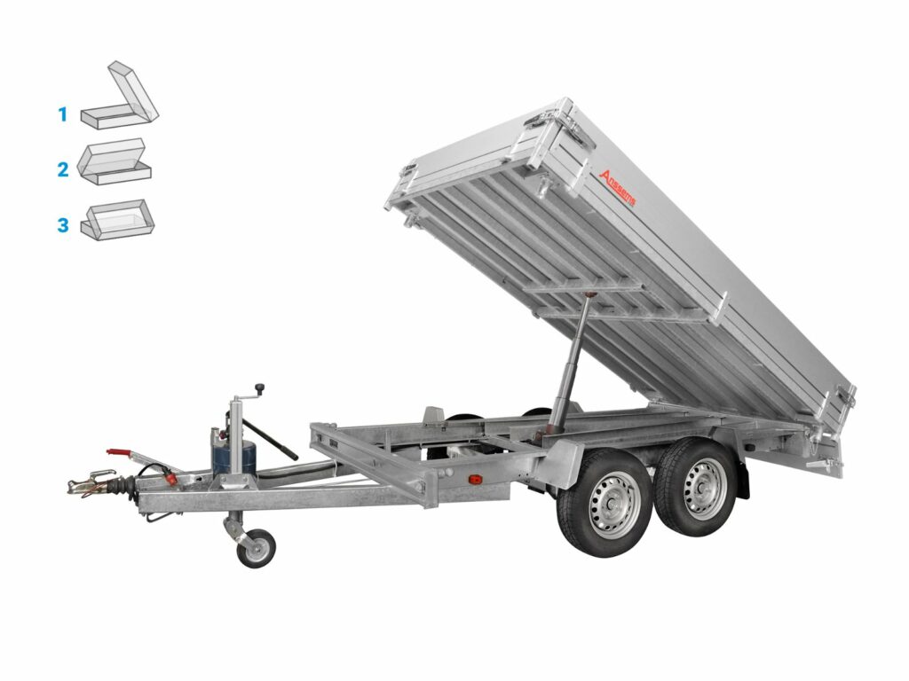 Remorque benne Anssems KSX 2500.305x178 H – vente à Lyon