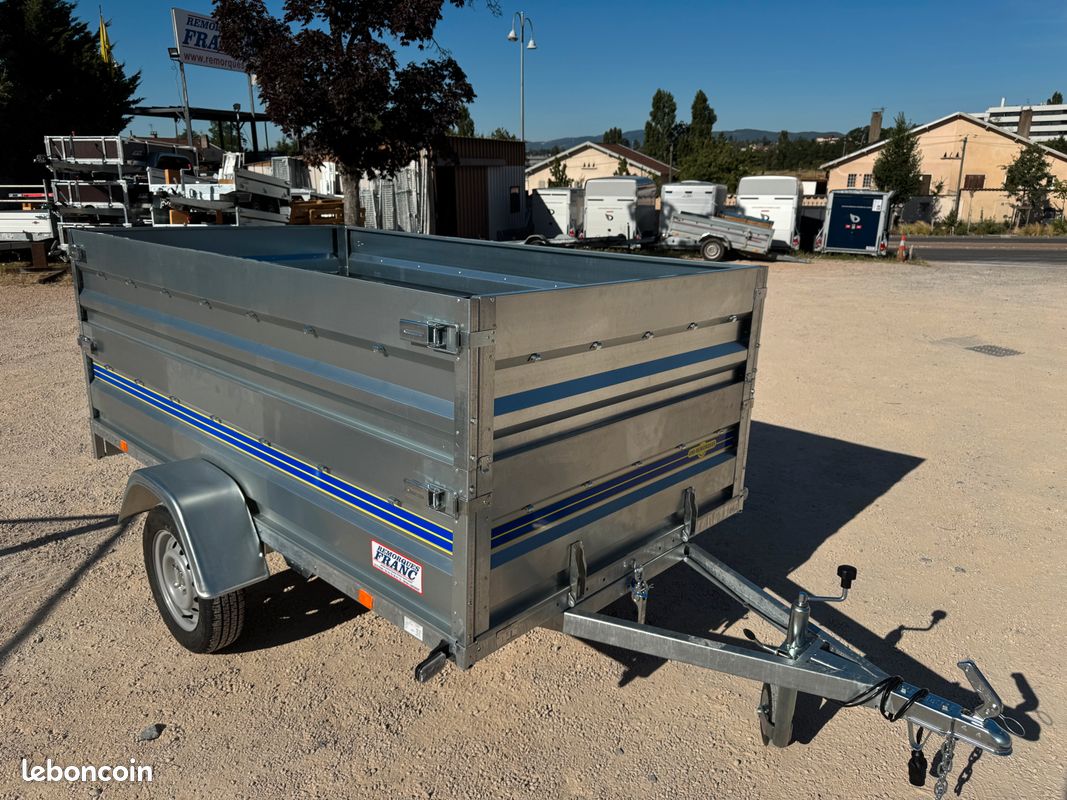 Remorque Erde LC 251 rehaussée, hauteur utile 85 cm