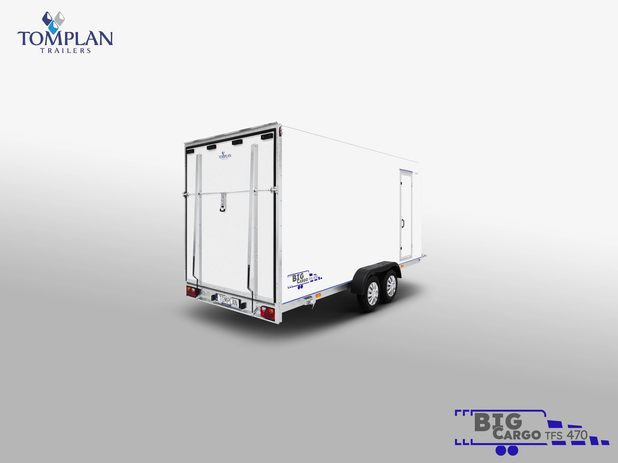 Remorque fourgon – TFS 470T avec rampe