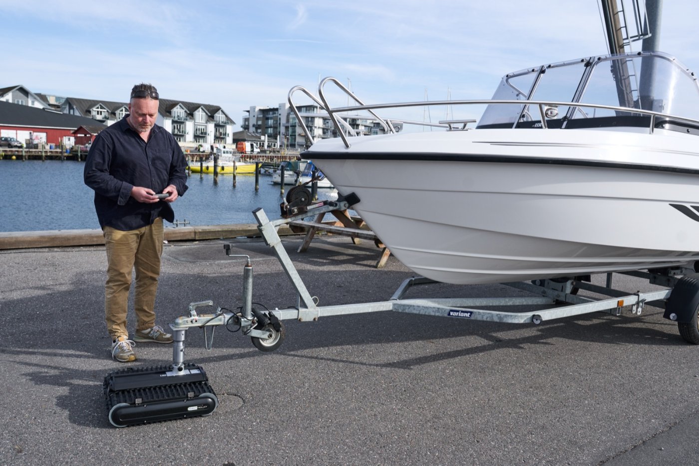 Robot Trolley – Déplacer une remorque porte-bateau